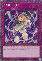 Karma Cut - RA04-EN128 - (Platinum Secret Rare) - 1st Edition